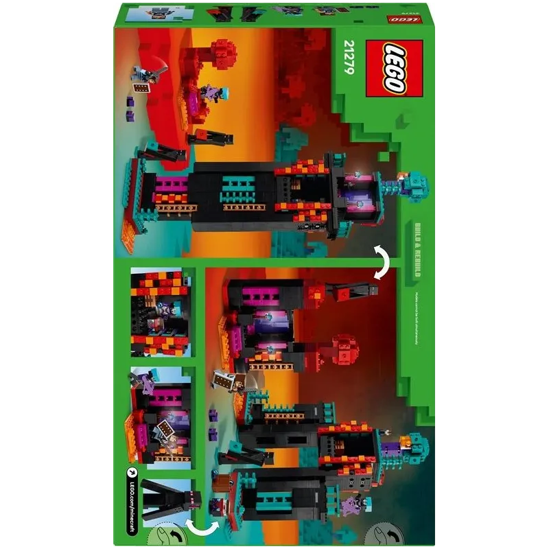 Konstruktors LEGO Minecraft The Enderman Tower 21279