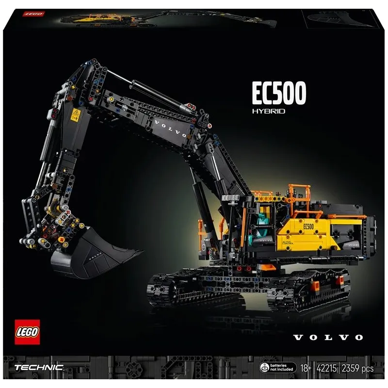 LEGO Technic Volvo EC500 Hybrid Excavator 42215. 2359 gab.