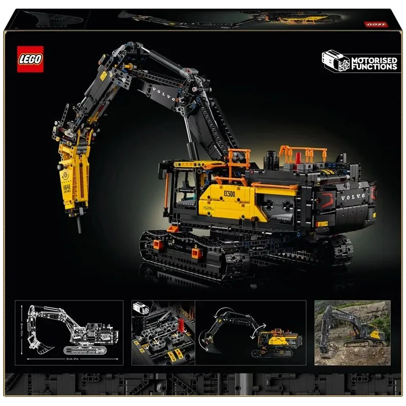 LEGO Technic Volvo EC500 Hybrid Excavator 42215. 2359 gab.
