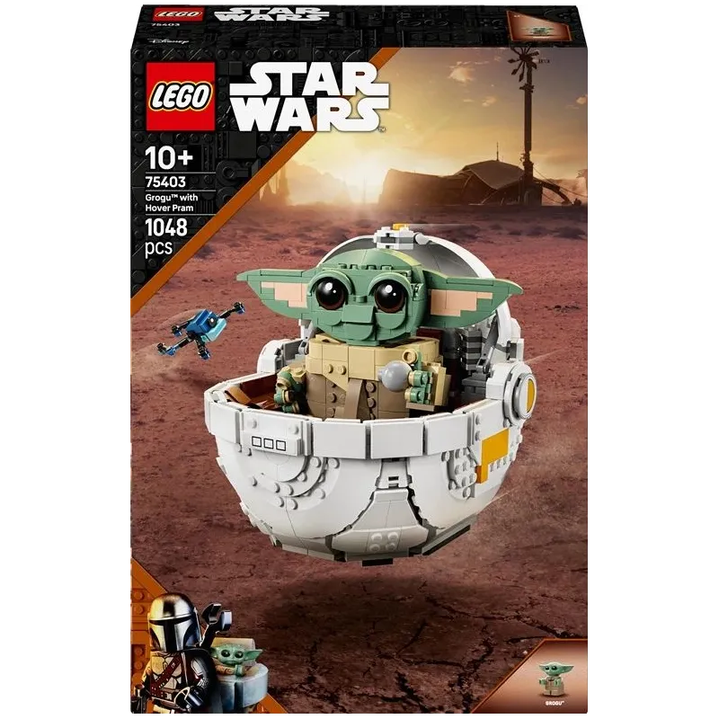LEGO Star Wars Grogu with Hover Pram. 1048 gab.