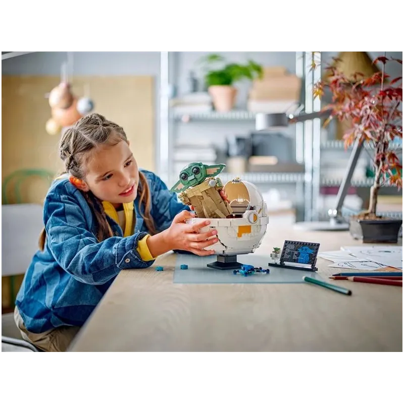 LEGO Star Wars Grogu with Hover Pram. 1048 gab.