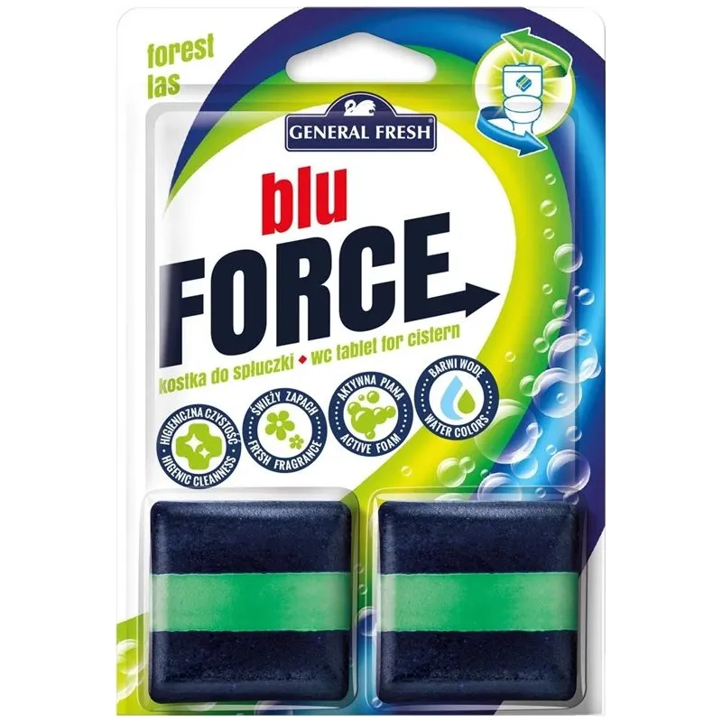 Tīrīšanas WC kubiņi General Fresh Forest, 2 gab.
