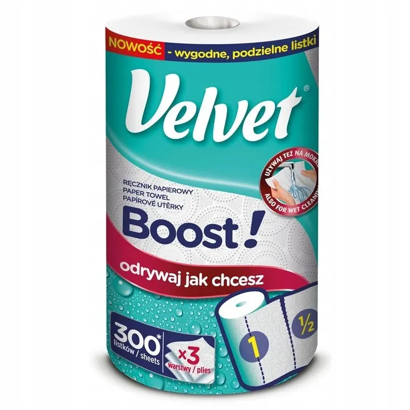 Virtuves dvieļi velvet boost 300loksnes