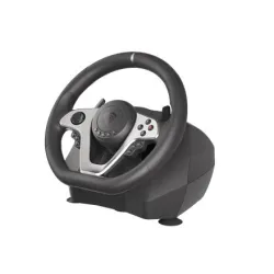 Genesis - Driving Wheel - Seaborg 400 - Silver-Black - Game racing wheel