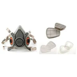 Partculate half mask 6002 c1+r reusable