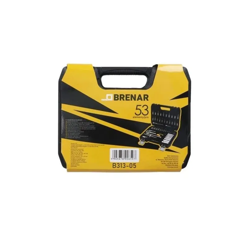 Uzgriežņu galviņu komplekts Brenar B313-05. 53 gab.