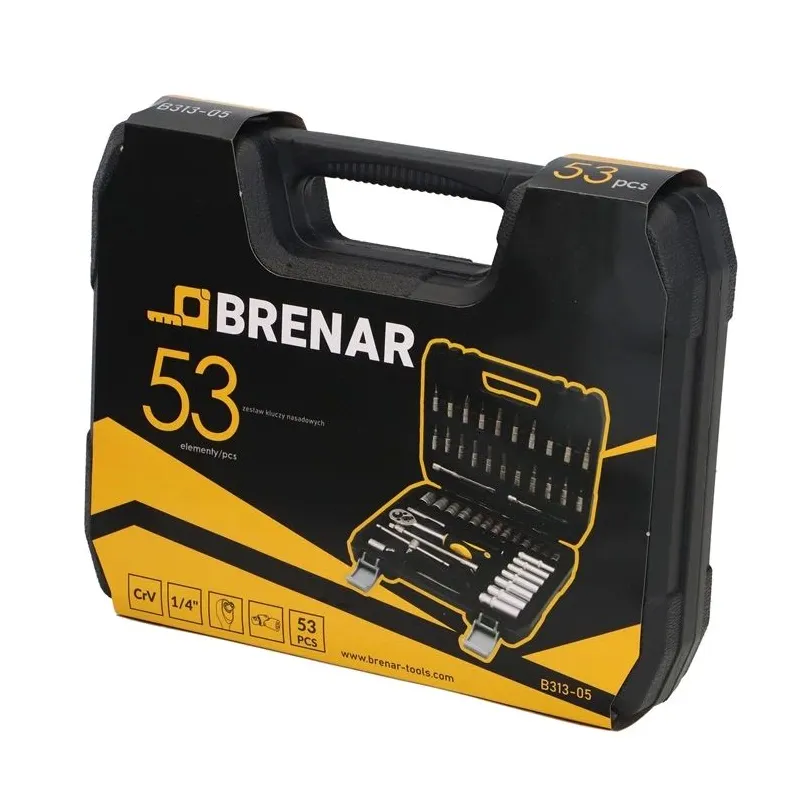 Uzgriežņu galviņu komplekts Brenar B313-05. 53 gab.