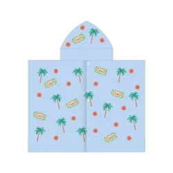 Pončo Spokey PALM BL. zila. 175 cm x 70 cm