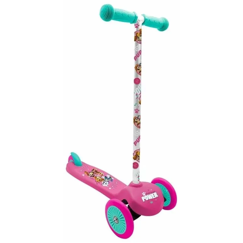 Bērnu skūteris Paw Patrol. rozā krās.