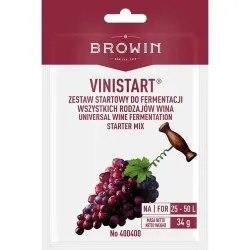 Starter vinistart wine fermentation 34g