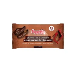 Mitrās salvetes Expertto. balta. 15 gab.