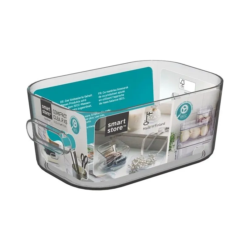 Uzglabāšanas kaste 10490. caurspīdīga. 14.5 x 9.5 x 6 cm