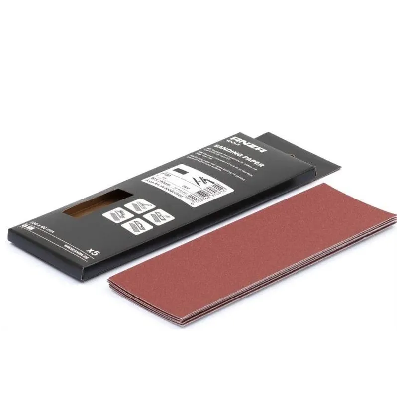 Slīppapīrs Anza P120 80mm x 230mm