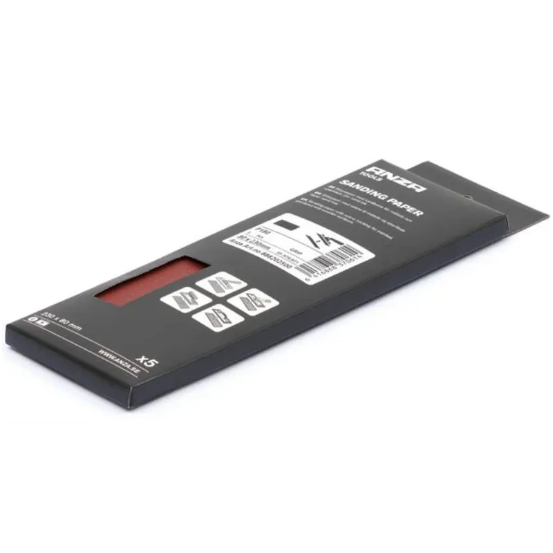 Slīppapīrs Anza P120 80mm x 230mm