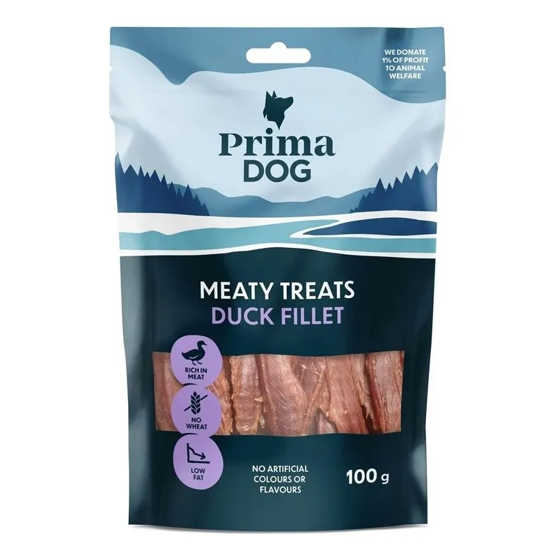 Gardums suņiem PRIMADOG. pīles gaļa. 0.1 kg