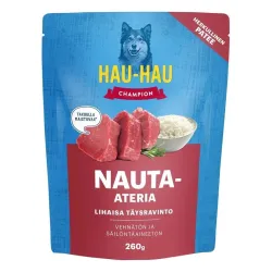 Hau-hau beef meal for dogs 260g