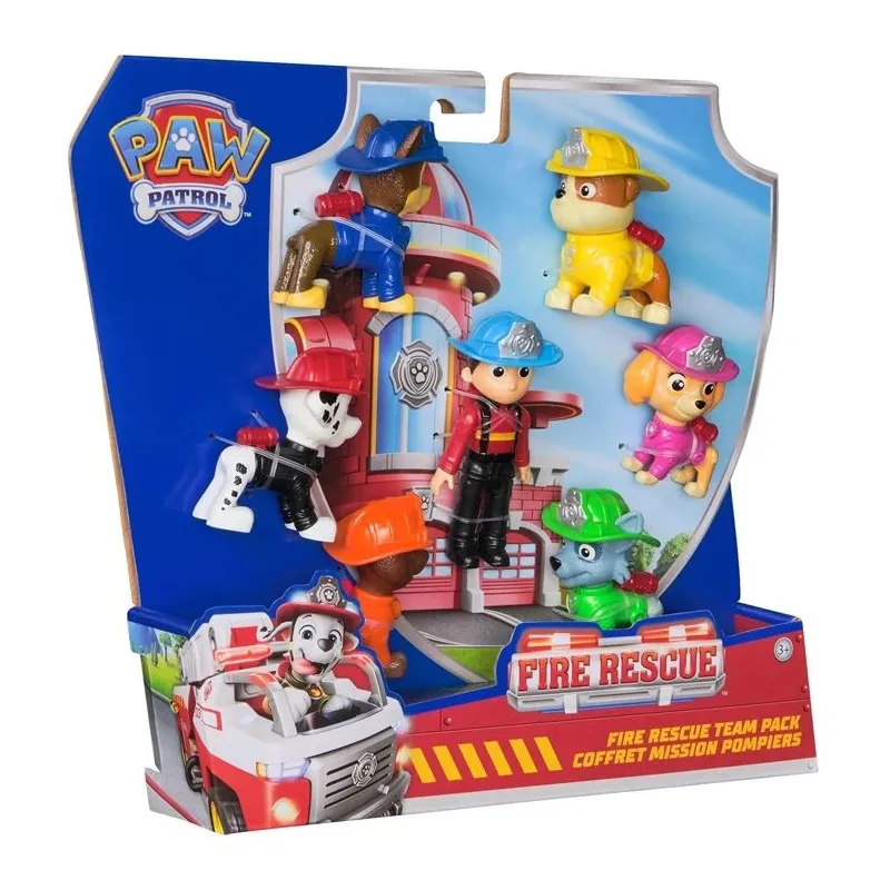 Figūriņu komplekts Paw Patrol Fire Rescue Team Pack 6072961