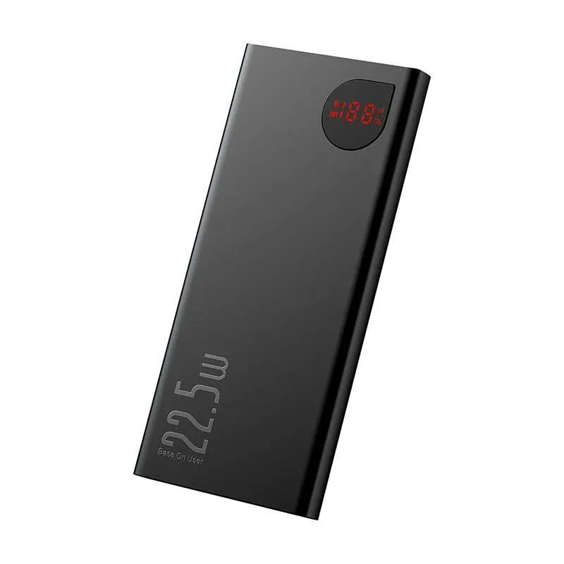 Lādētājs-akumulators Baseus 20000 mAh. 22.5 W. melna