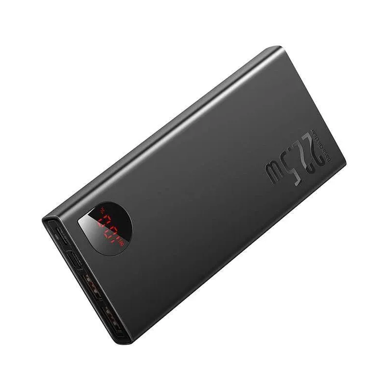 Lādētājs-akumulators Baseus 20000 mAh. 22.5 W. melna