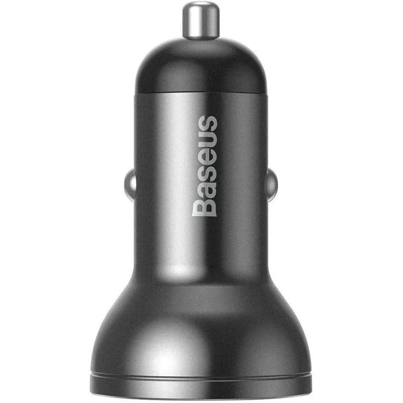 Auto lādētājs 4.8A 2xUSB LED 24W