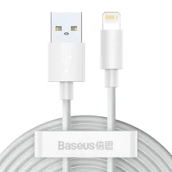 Usb-a to lightning 2.4a 1.5m white