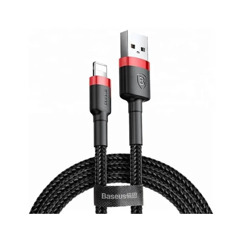 Kabelis BASEUS USB Type A M. Lightning M. 1m. melns