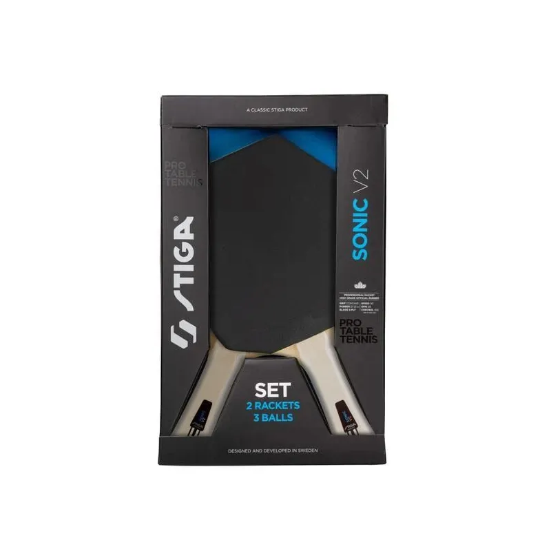 Galda tenisa komplekts Stiga CYBERSHAPE V2 - Hobby