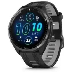 Viedais pulkstenis Garmin Forerunner 965. melna
