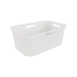 Basket laundry brisen 41l white color