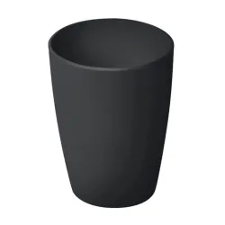 Puodelis 1705108046RK. 250 ml. 7.8 cm. plastikas. juoda