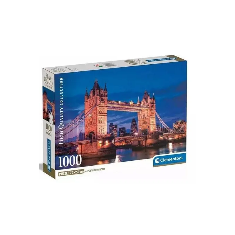 Puzle Tower Bridge At Night 39772. 50x70 cm. 1000 gab