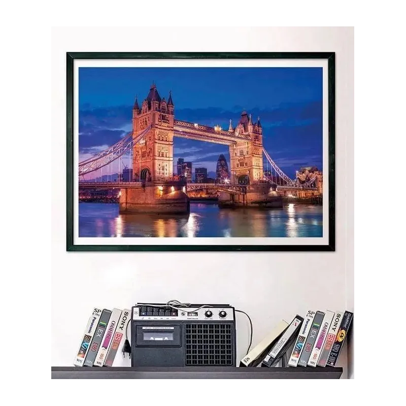 Puzle Tower Bridge At Night 39772. 50x70 cm. 1000 gab