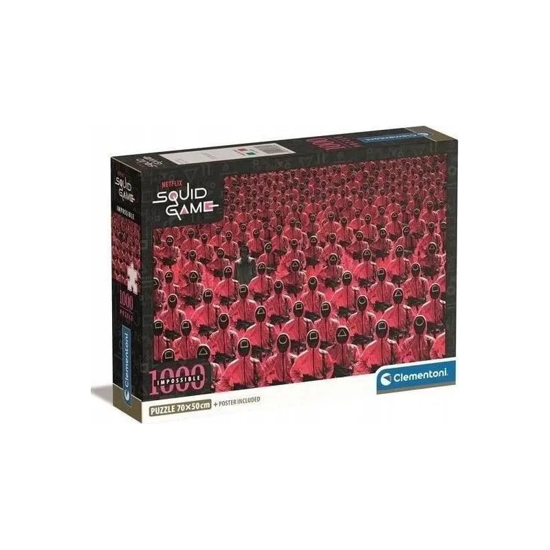 Puzle Netflix Squid Game 39858. 70x50 cm. 1000 gab