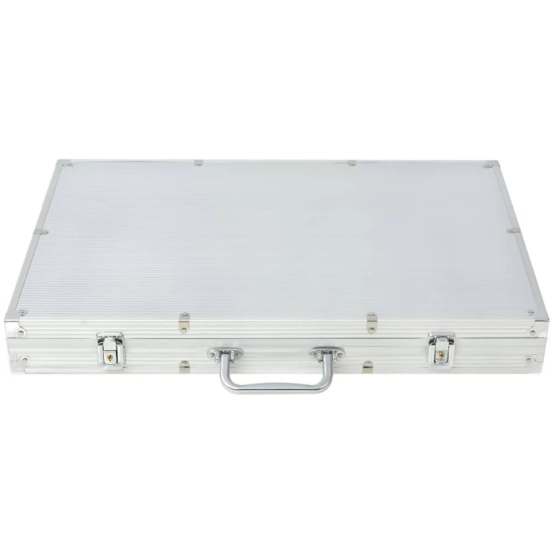 vidaXL pokera komplekts ar 1000 alumīnija žetoniem