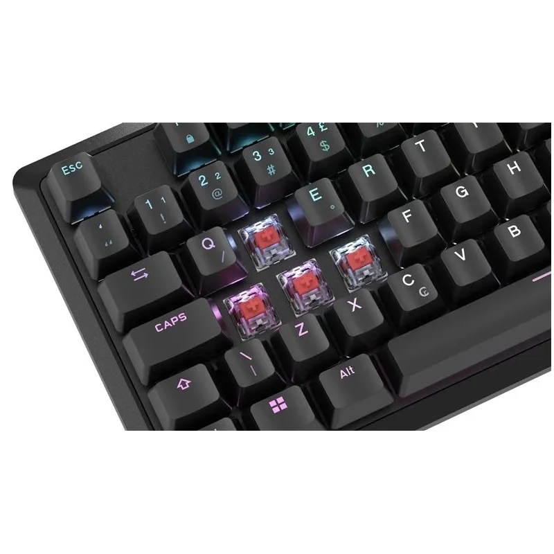 Klaviatūra Corsair K70 CORE Red switch Angļu ,US,. melna