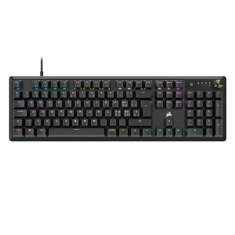 Klaviatūra Corsair K70 CORE Red switch Angļu ,US,. melna