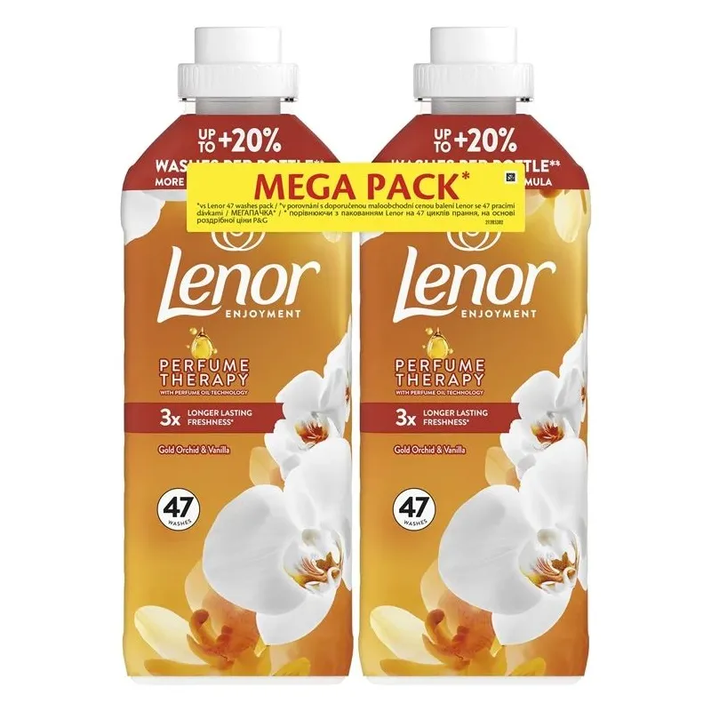 Mīkstinātājs veļas lenor gol orc 2x987ml