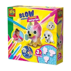Toy decor set puppies airbrush 14333