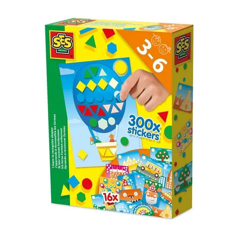 Radošais komplekts SES Creative Shapes 14839
