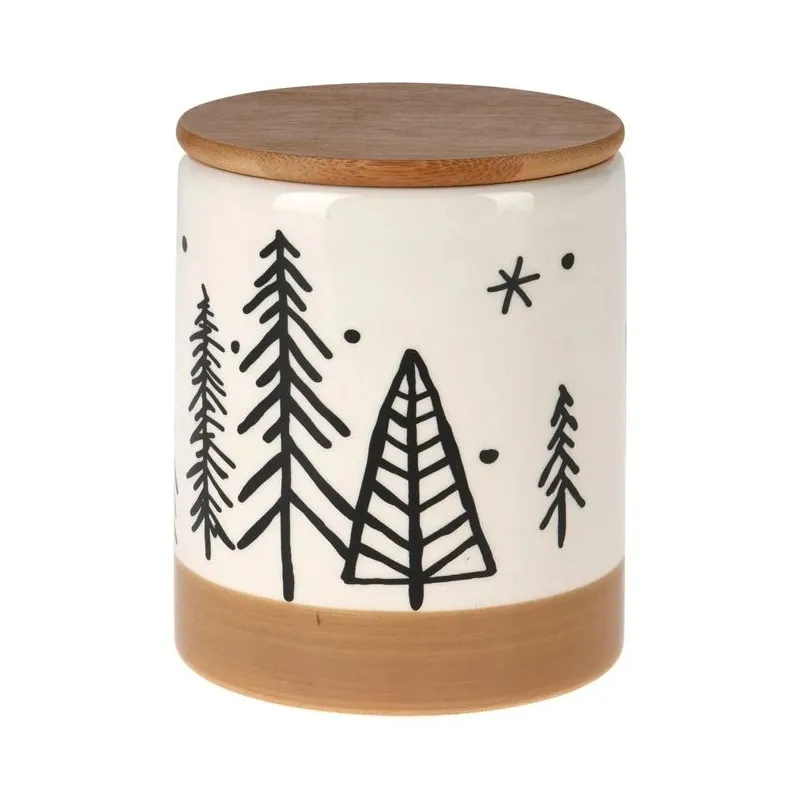 Lielapjoma produktu konteiners. 1 l. brūna-balta-melna