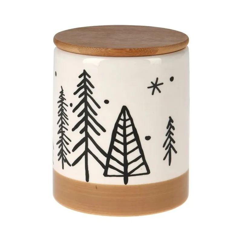 Lielapjoma produktu konteiners. 1 l. brūna-balta-melna