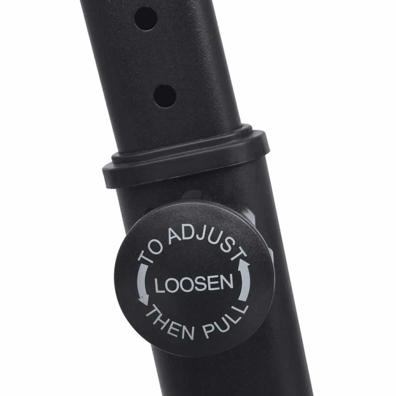 vidaXL velotrenažieris ar pulsa sensoriem, melns ar sarkanu