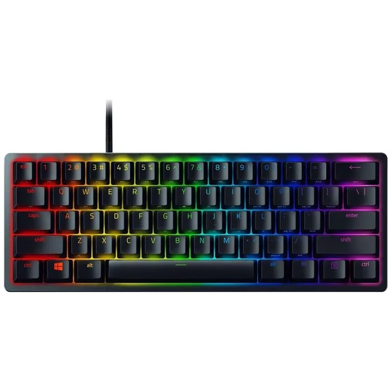 Klaviatūra Razer Huntsman Mini Red EN. melna