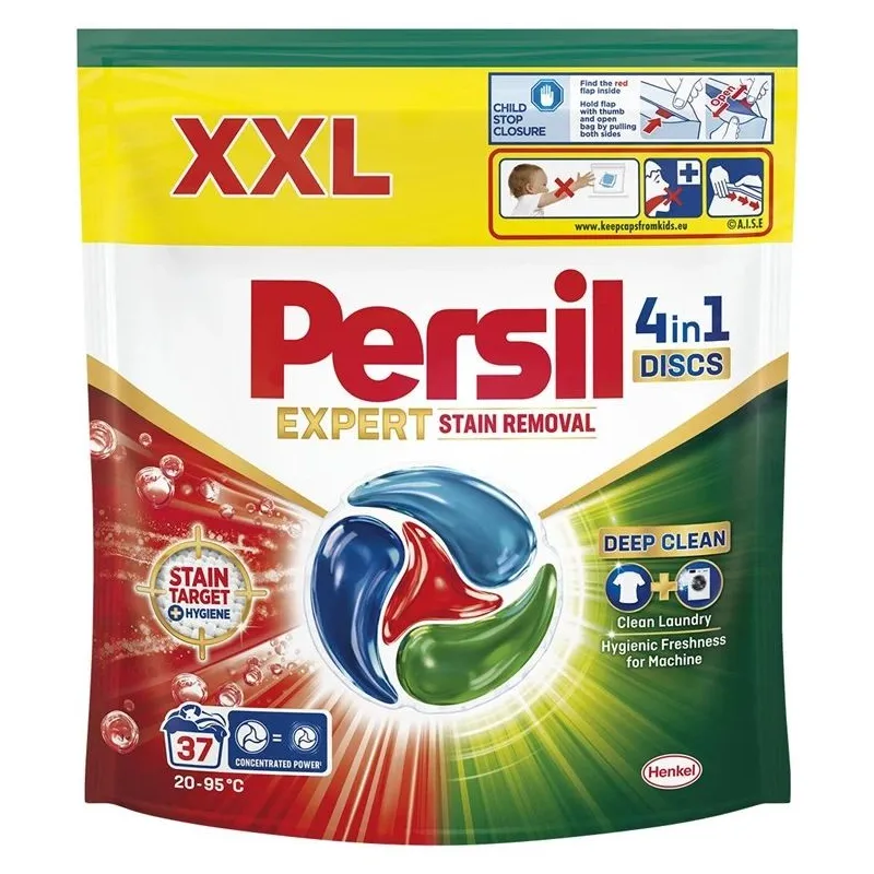 Kapsulas mazgāšanai Persil STAIN REMOVAL. 37 gab.