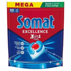 Dishwasher capsules somat 3in1 60 pcs