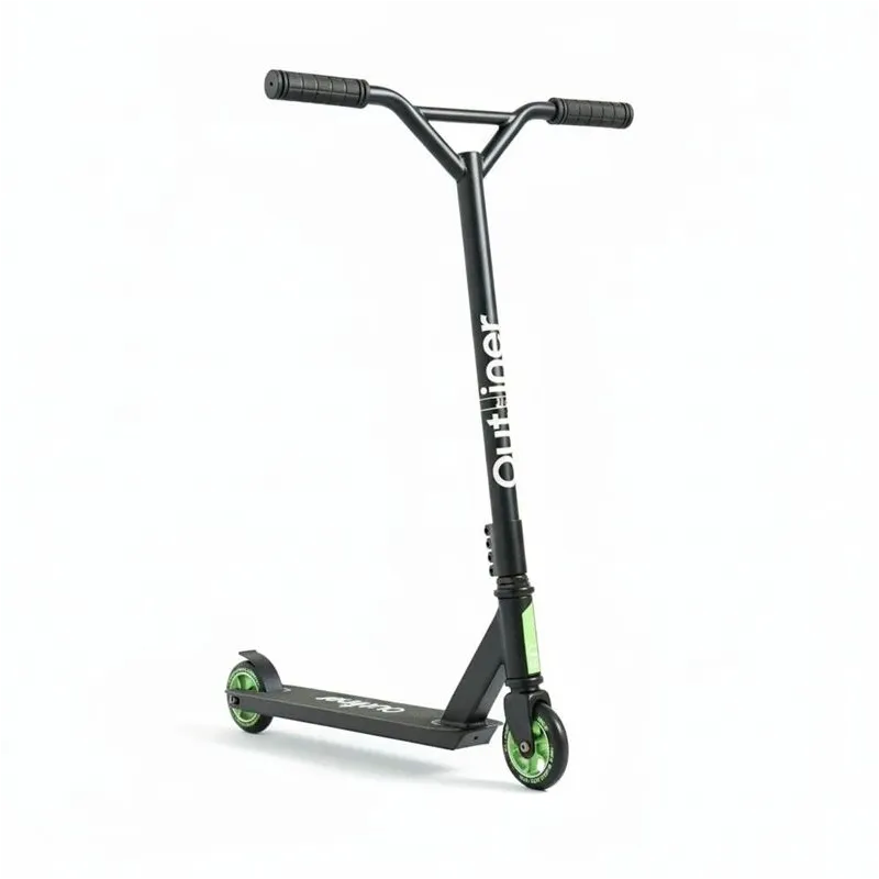 Skūteris Outliner. melna