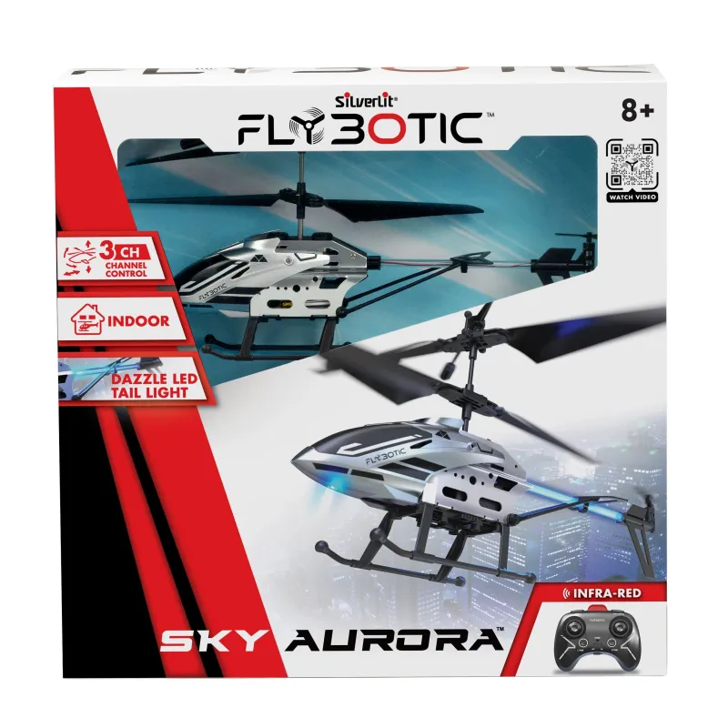 FLYBOTIC Radiovadāms helikopters SKY AURORA, 21 cm