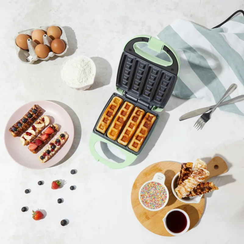 Giles & Posner EK5419NGSGRVDE Stickt Waffle Maker