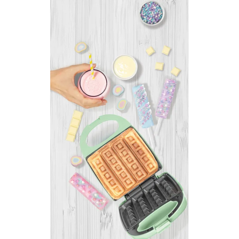 Giles & Posner EK5419NGSGRVDE Stickt Waffle Maker