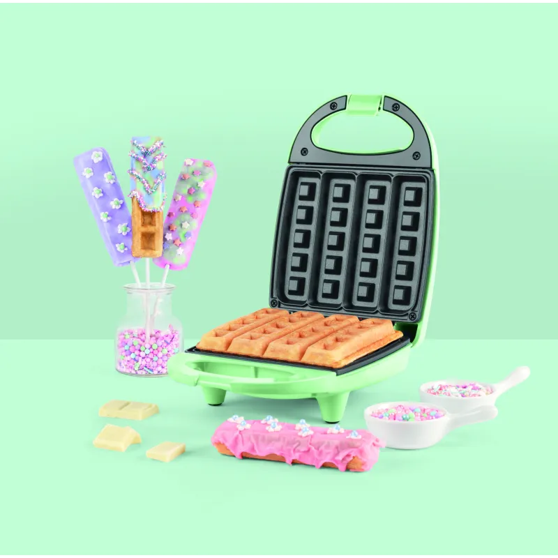 Giles & Posner EK5419NGSGRVDE Stickt Waffle Maker